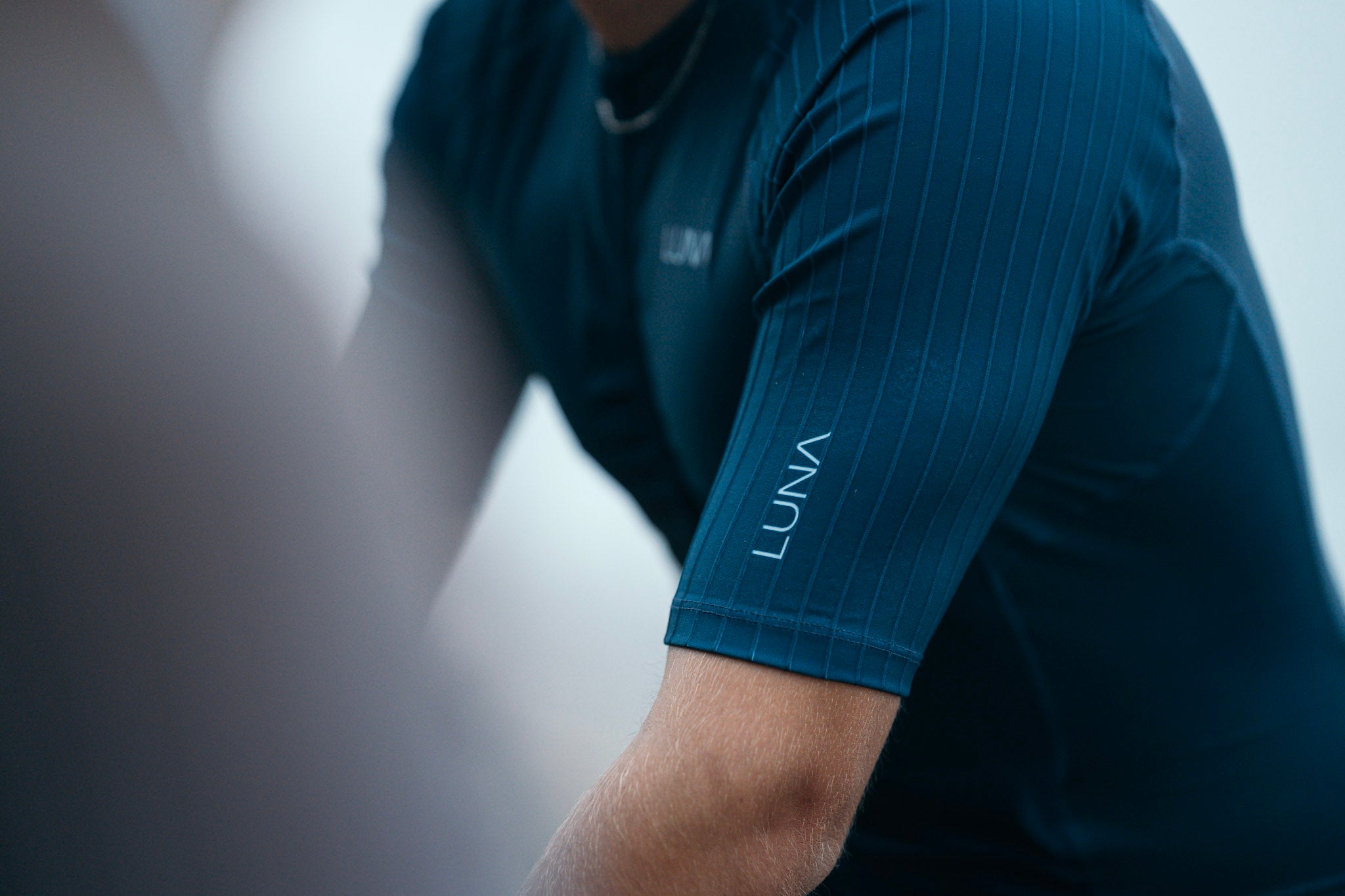 LUNA AERO L1 Trisuit MEN - WHITE OCEAN BLUE