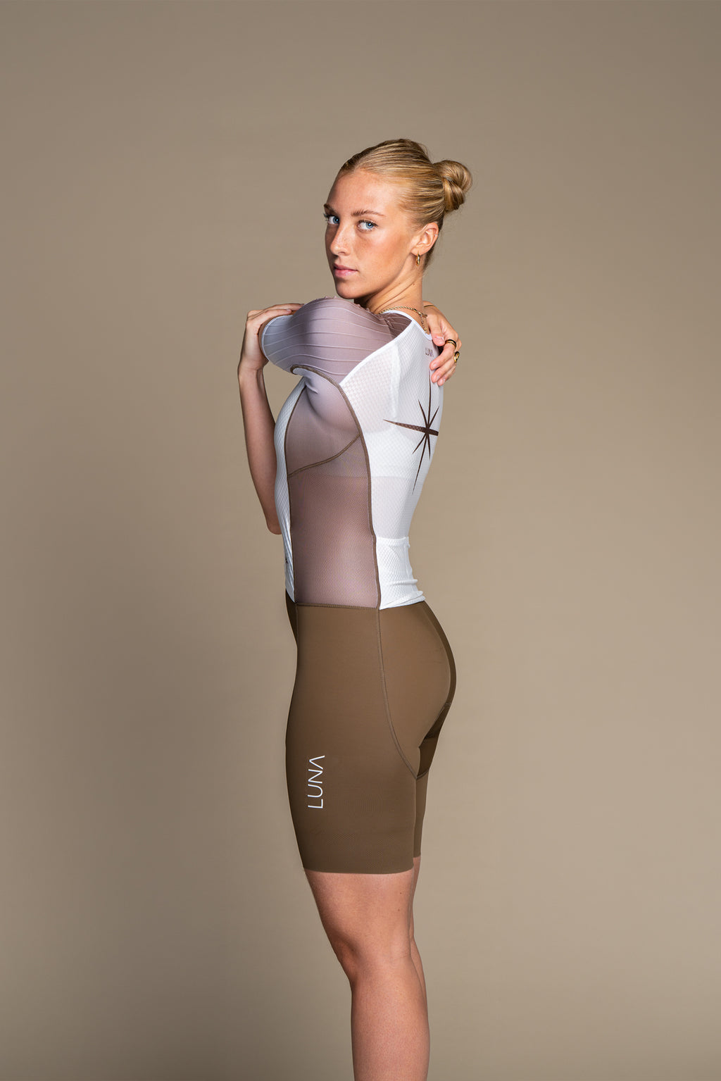 LUNA AERO X1  TRISUIT WOMEN- CORTADO-BROWN