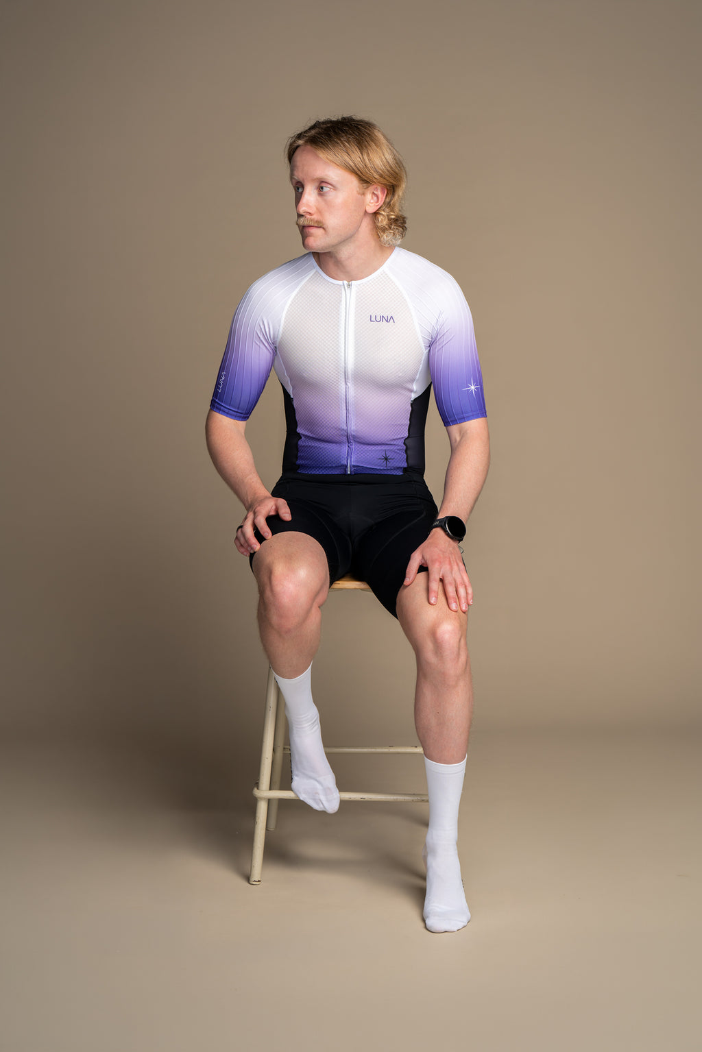 LUNA AERO X1 TRISUIT MEN - LAVENDER PURPLE