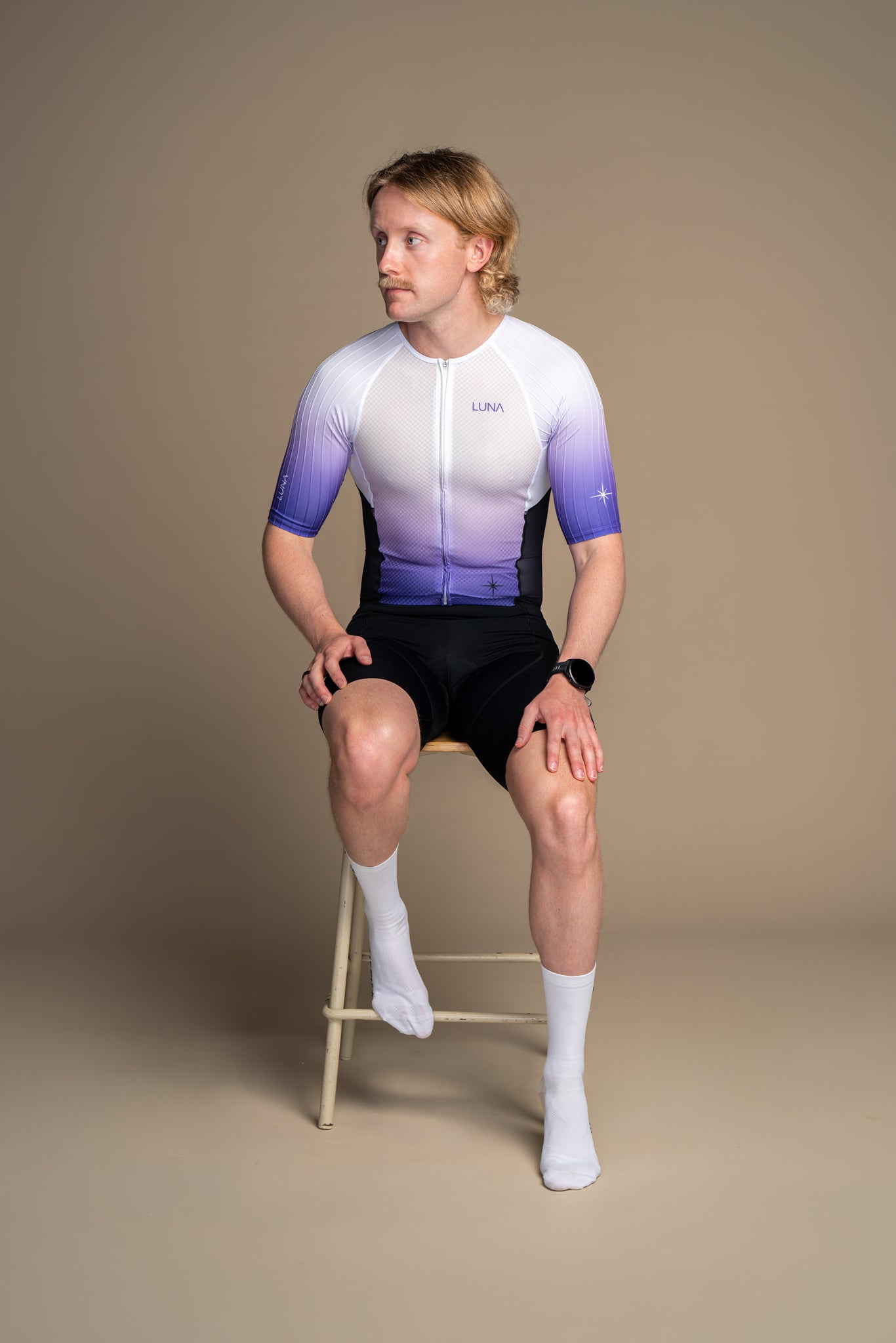 LUNA AERO X1 TRISUIT MEN - LAVENDER PURPLE